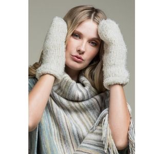 METALLIC SEQUIN MITTENS